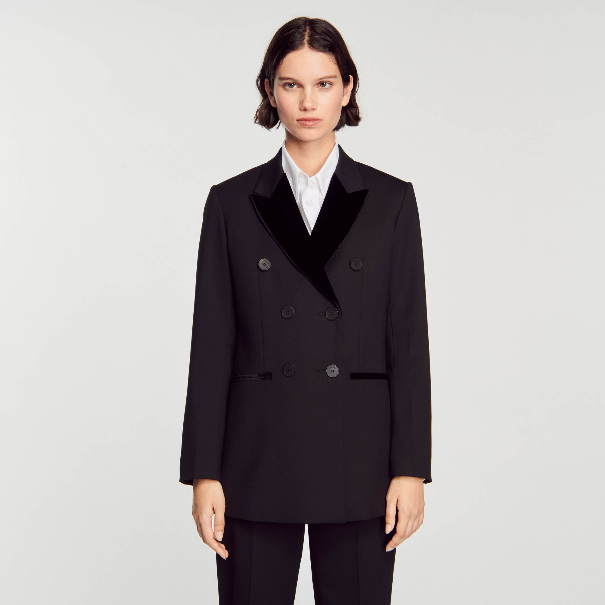 Valois Tailored jacket - Jackets & Blazers | Sandro Paris