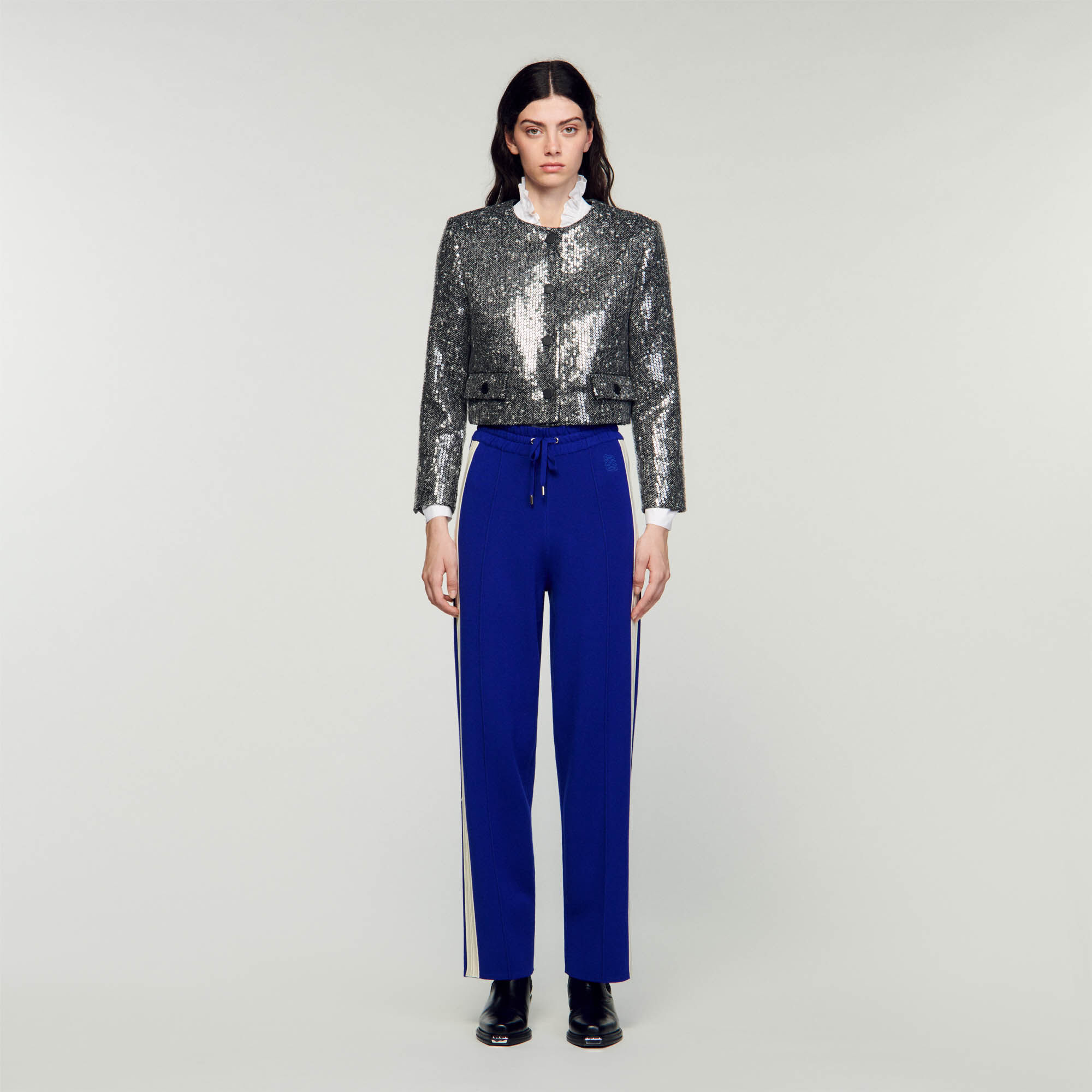 Billy Knit jogging bottoms Pants Shorts Sandro Paris