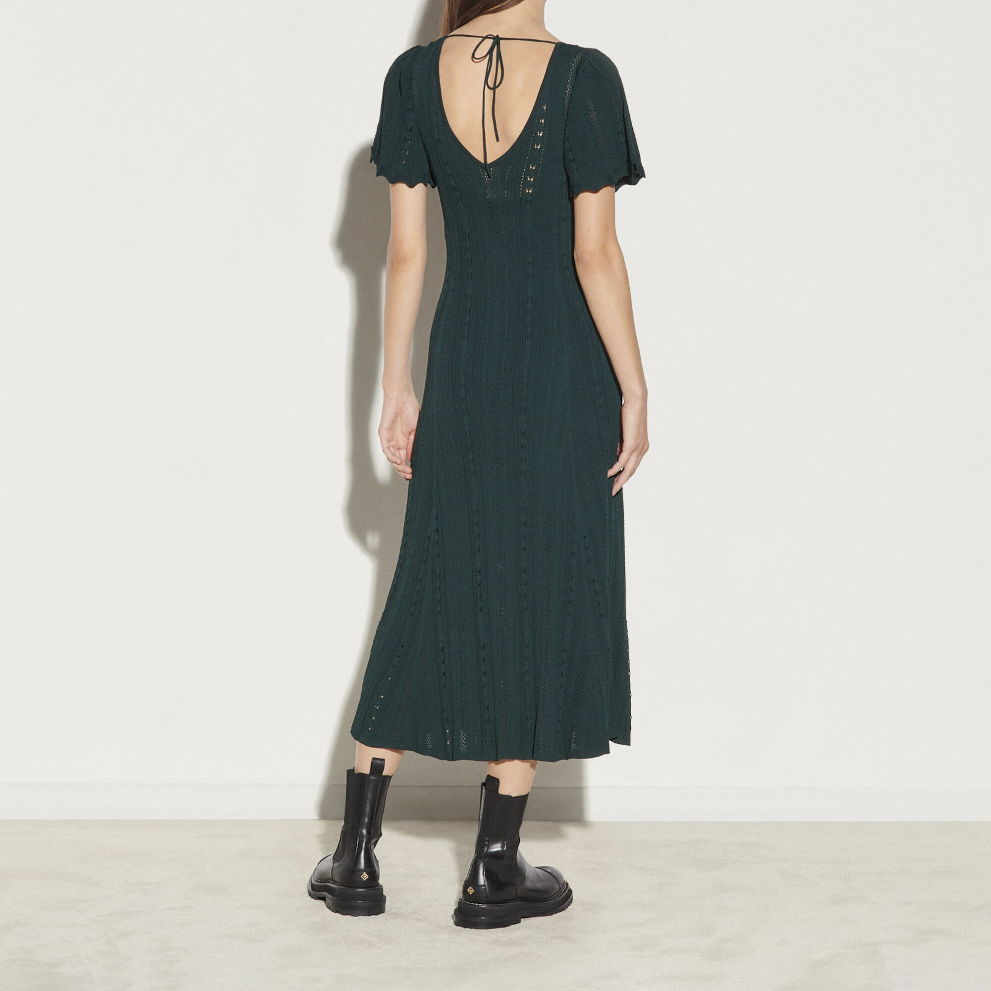 sandro green dress