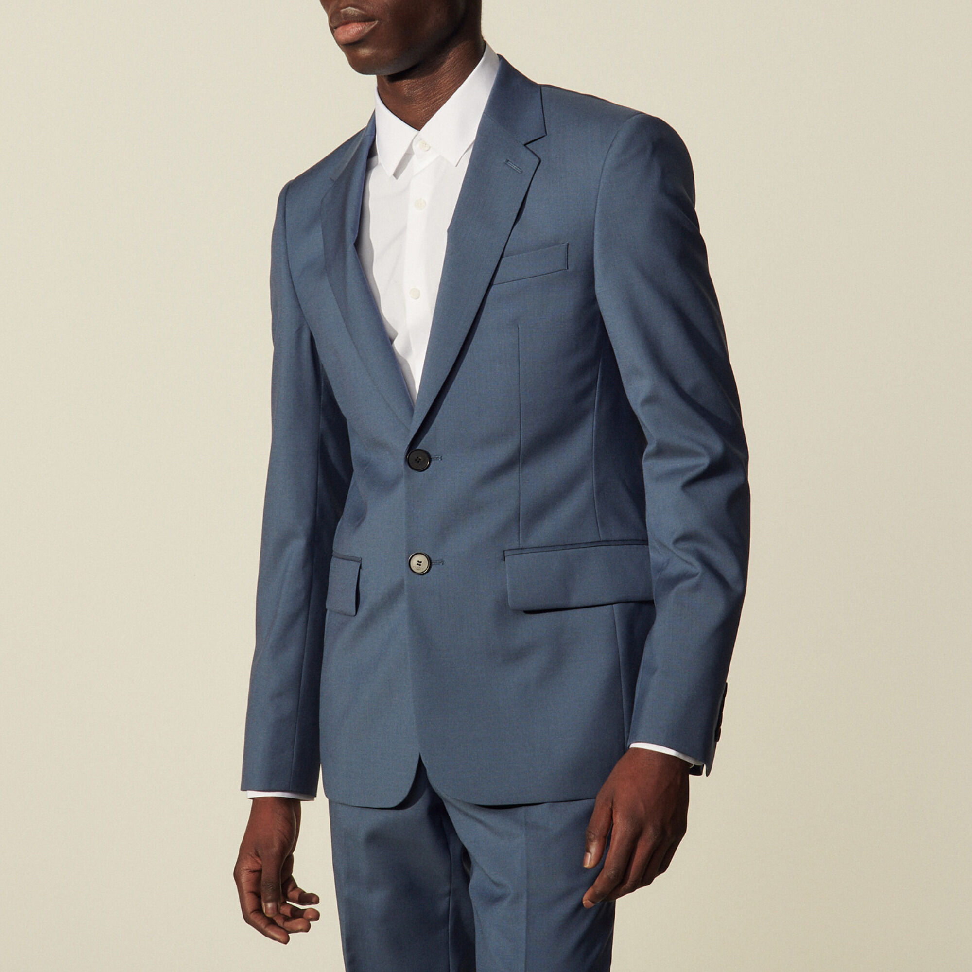 Grey jacket suit clearance