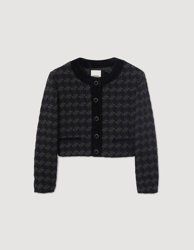 Vali Short tweed jacket - Jackets & Blazers | Sandro Paris