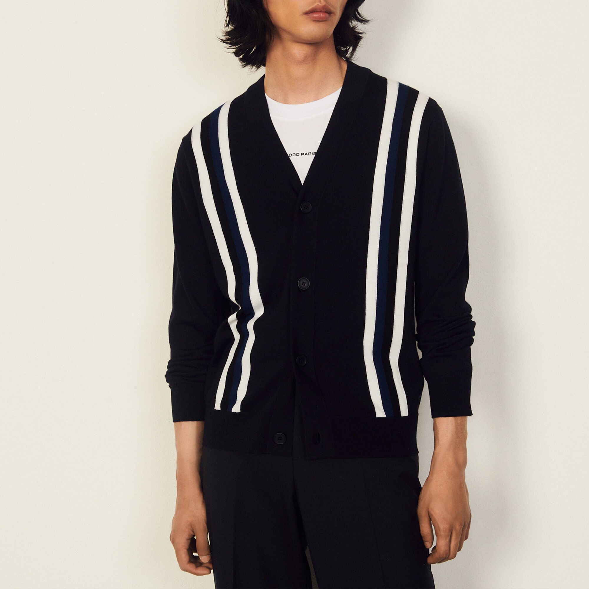 sandro mens cardigan