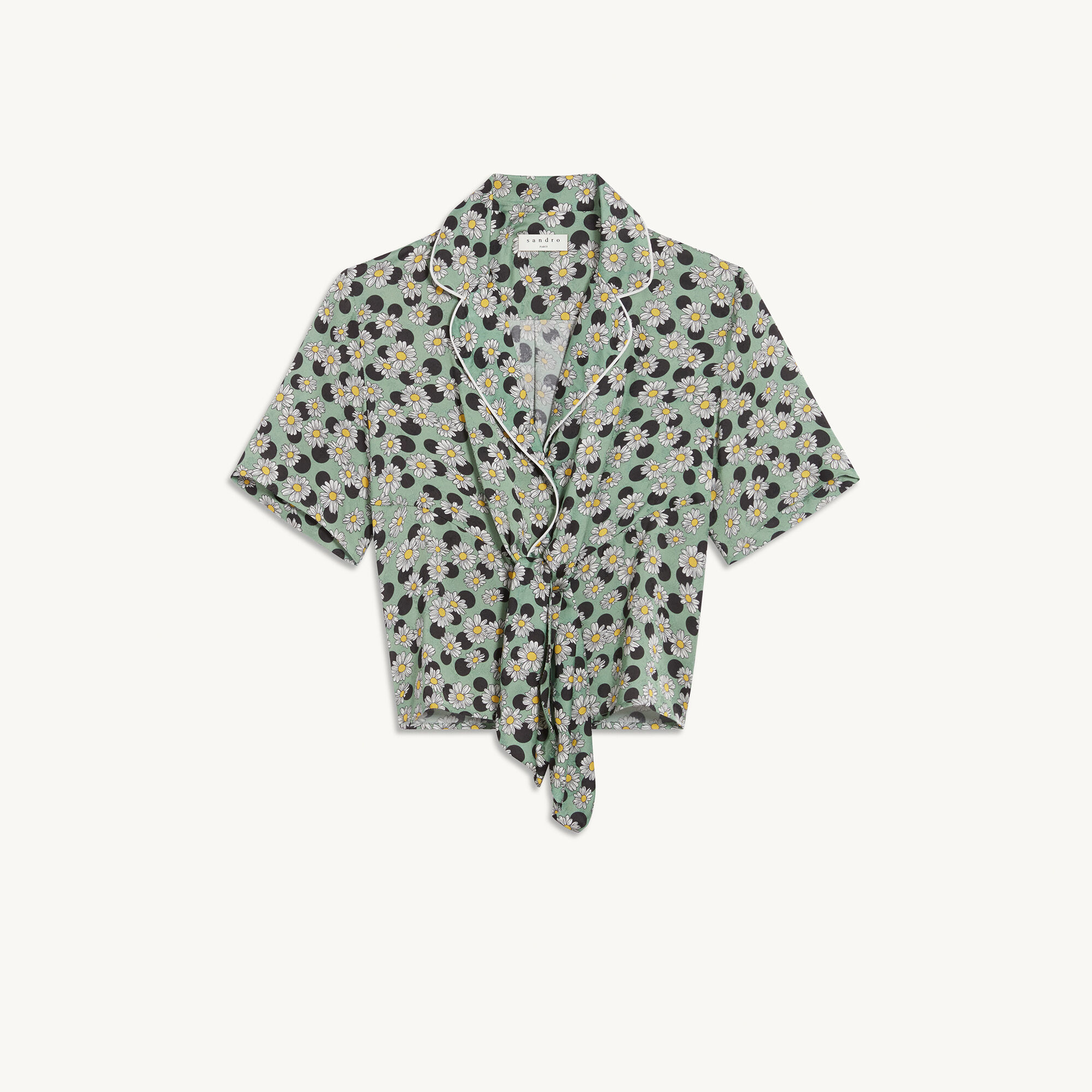 Sandro Printed pajama shirt 3607171694662