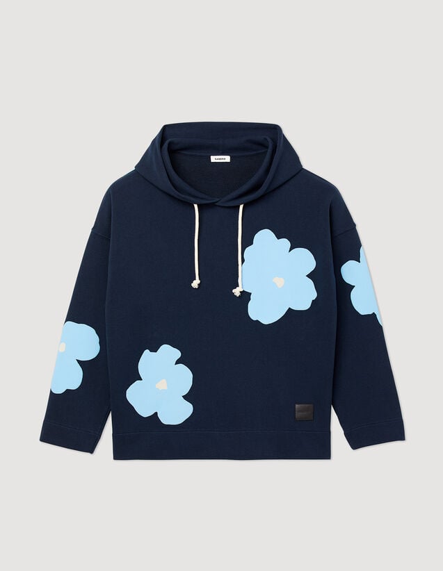 Sandro Floral pattern hoodie Login to add to Wish list. 2
