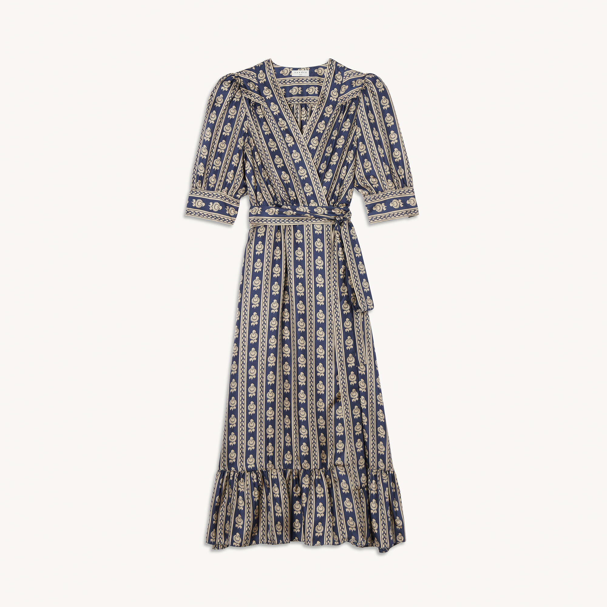 Sandro wrap dress shop