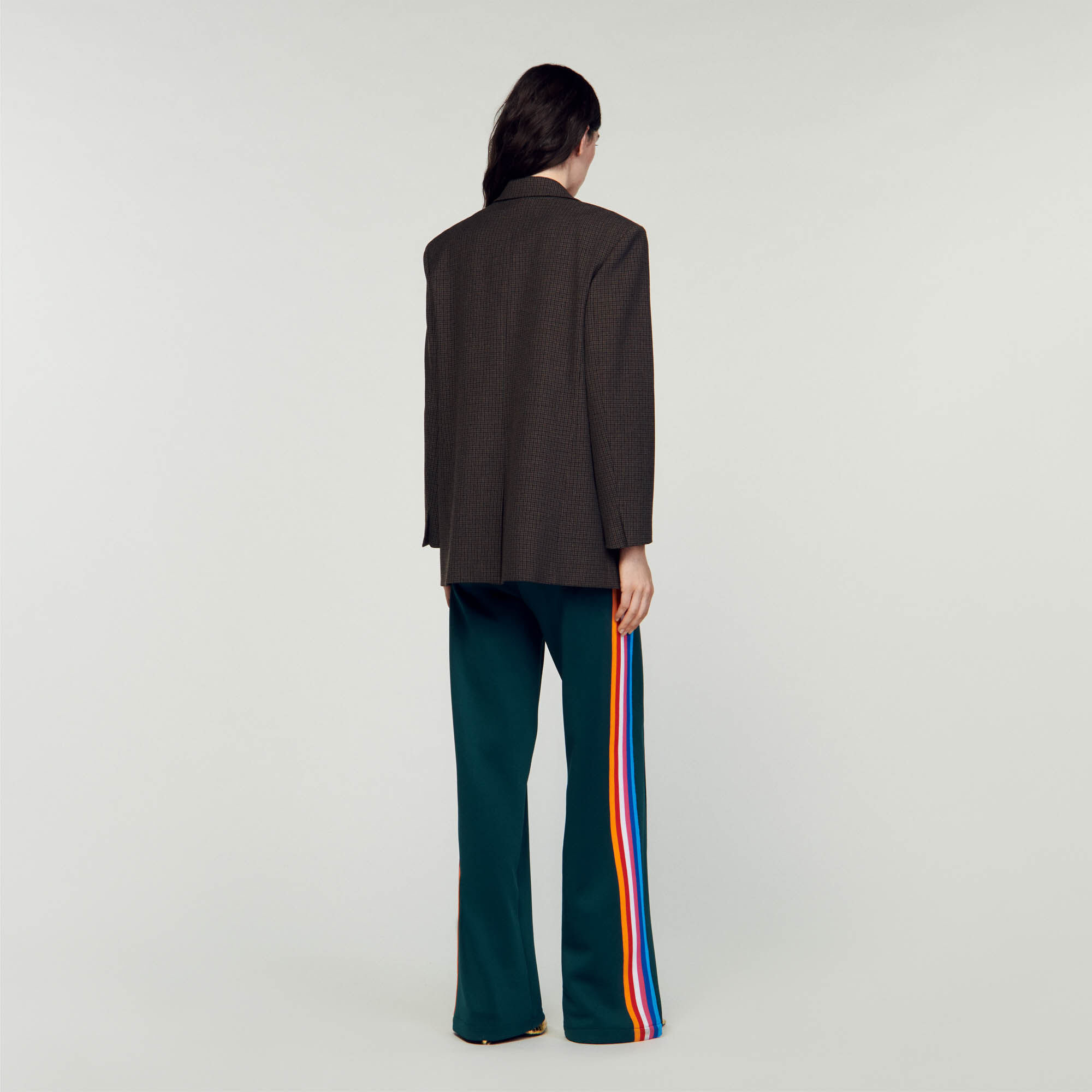 Sandro red suit hot sale