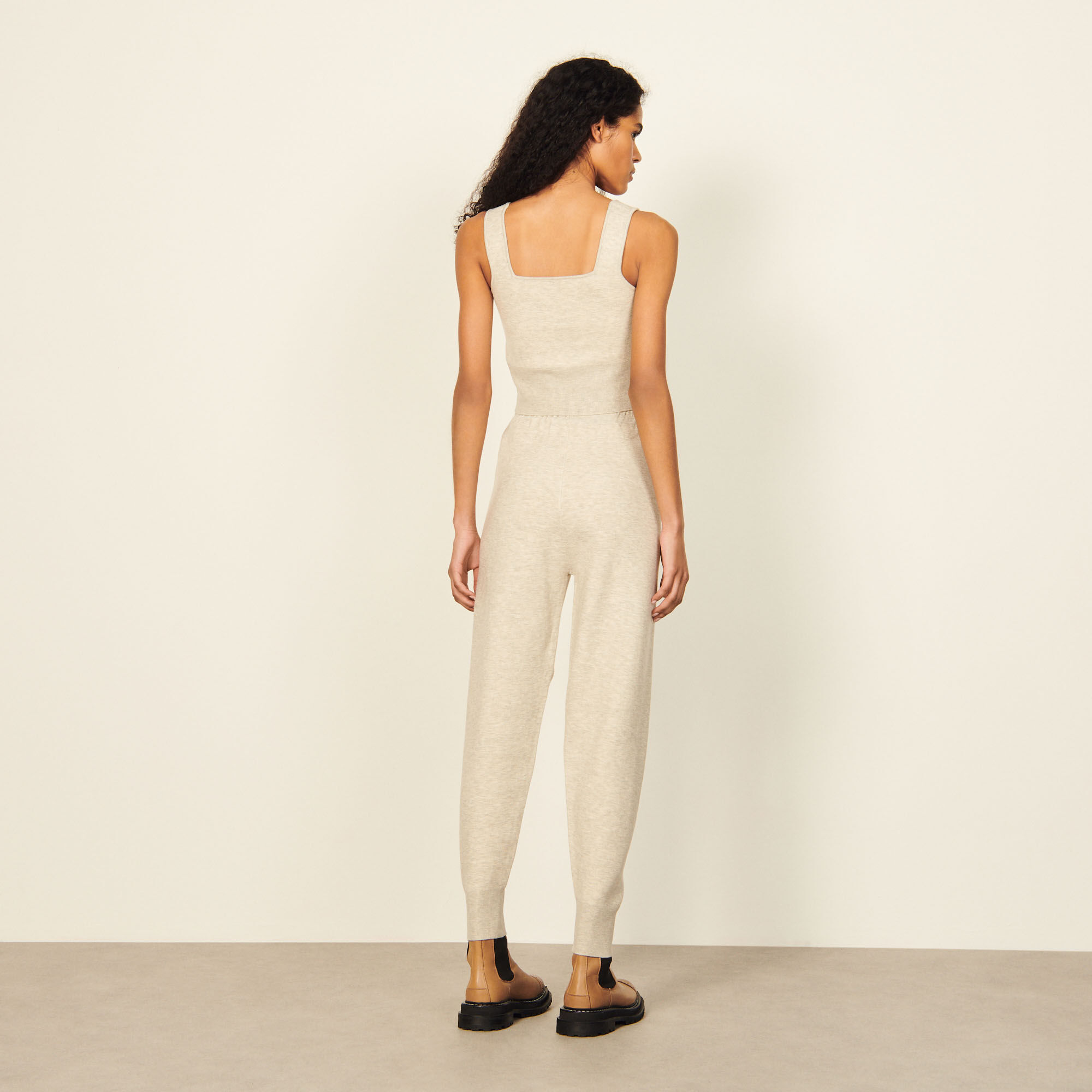 knitted jogging bottoms