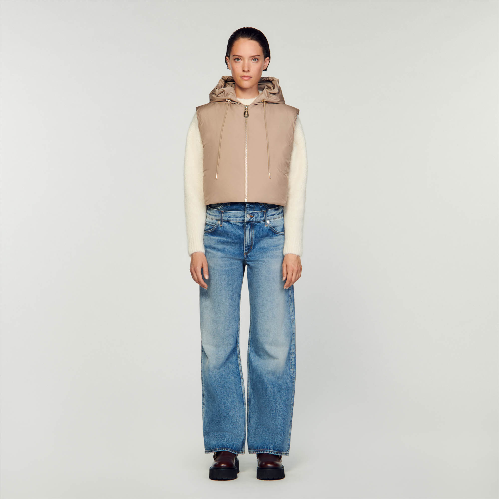 Dovy Sleeveless puffer jacket Coats Sandro Paris