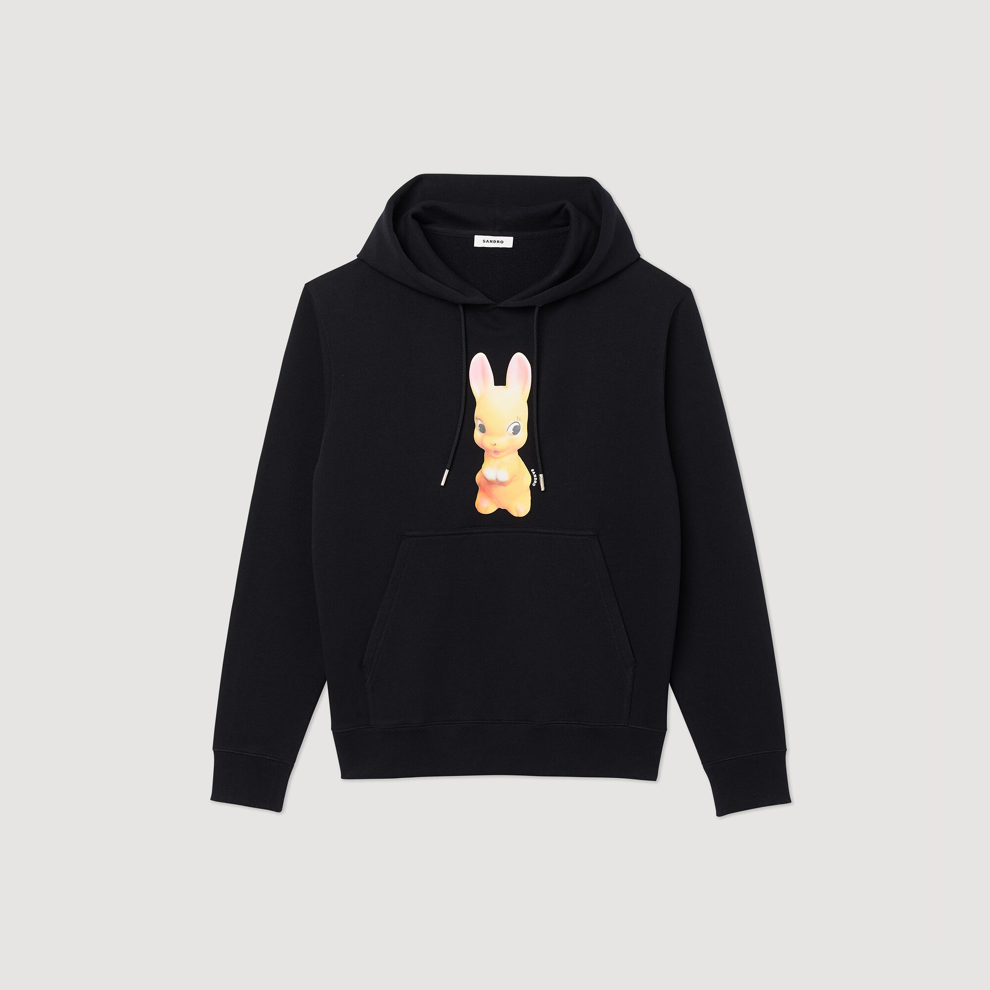 Bunny print hoodie clearance