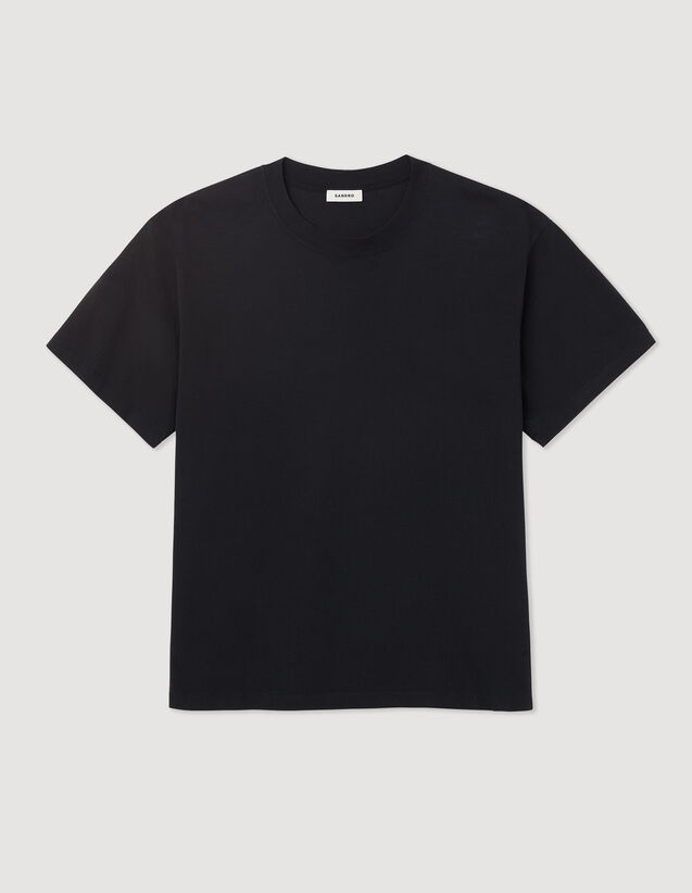 Sandro Organic cotton T-shirt Login to add to Wish list. 2