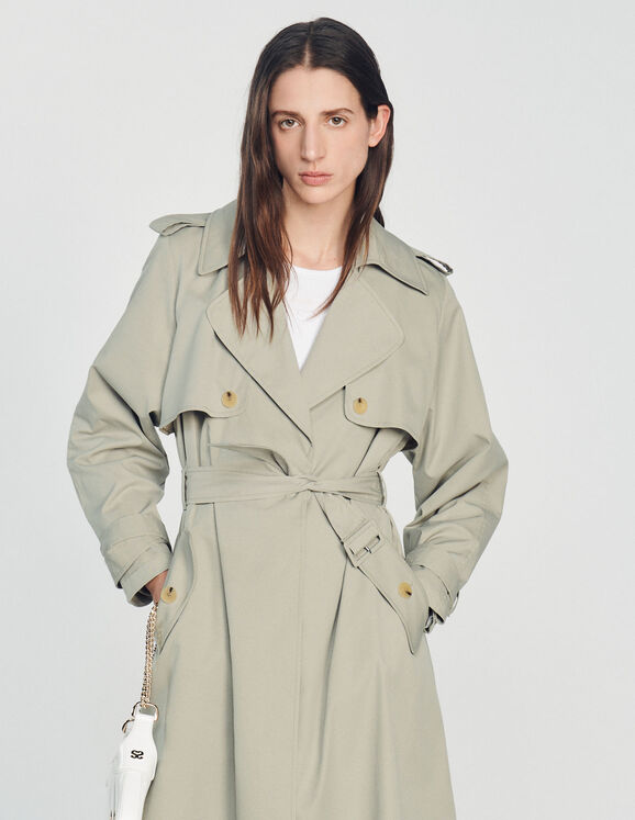 Jacob Trench coat with pleated back - Coats