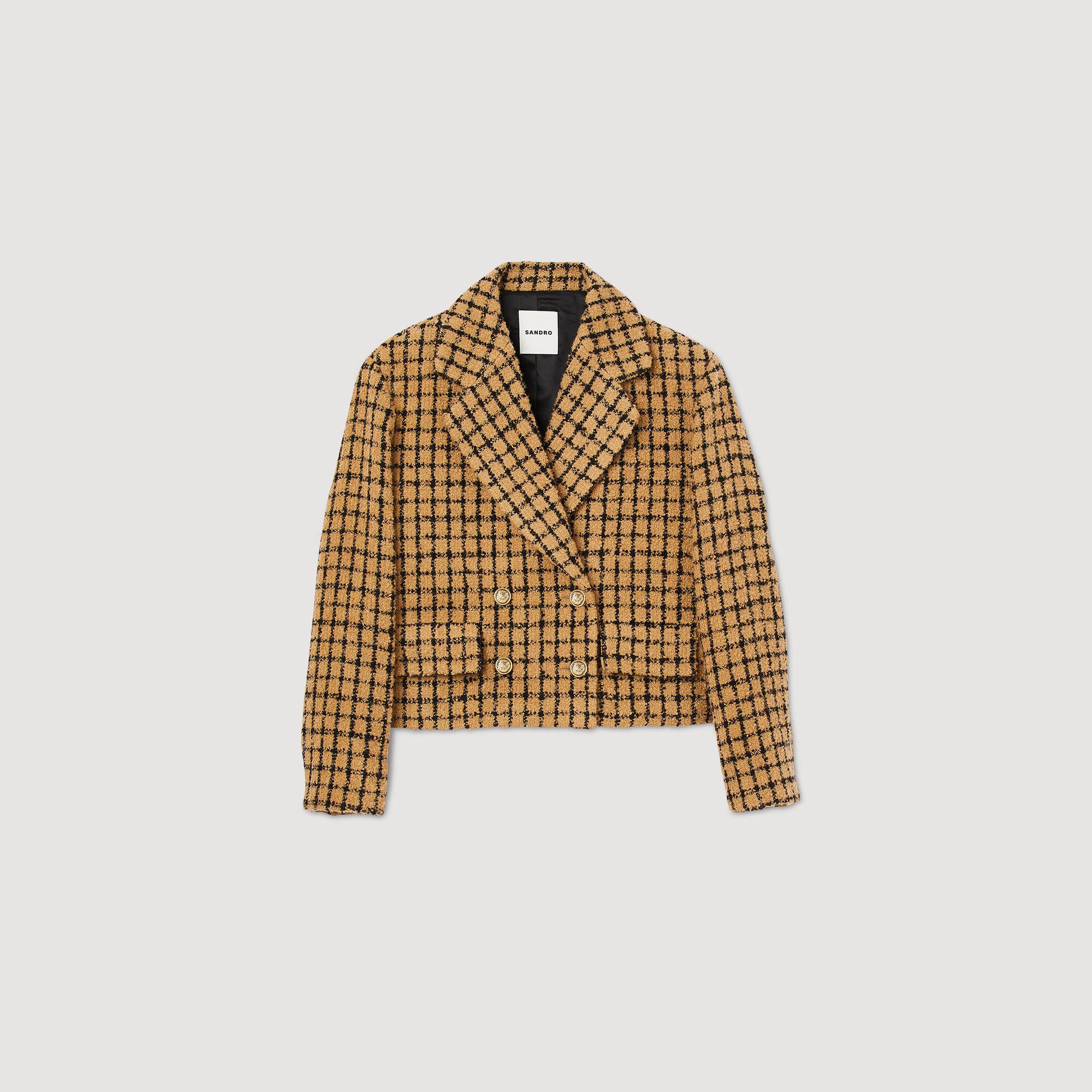 Sandro camel deals blazer