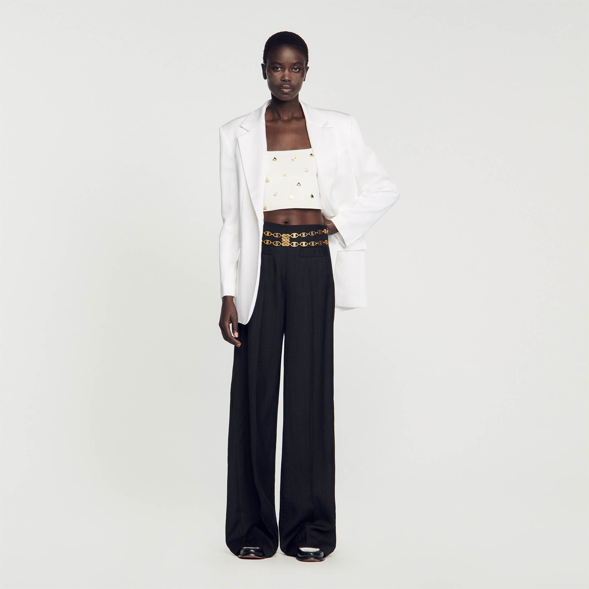 Sandro cheap knit top