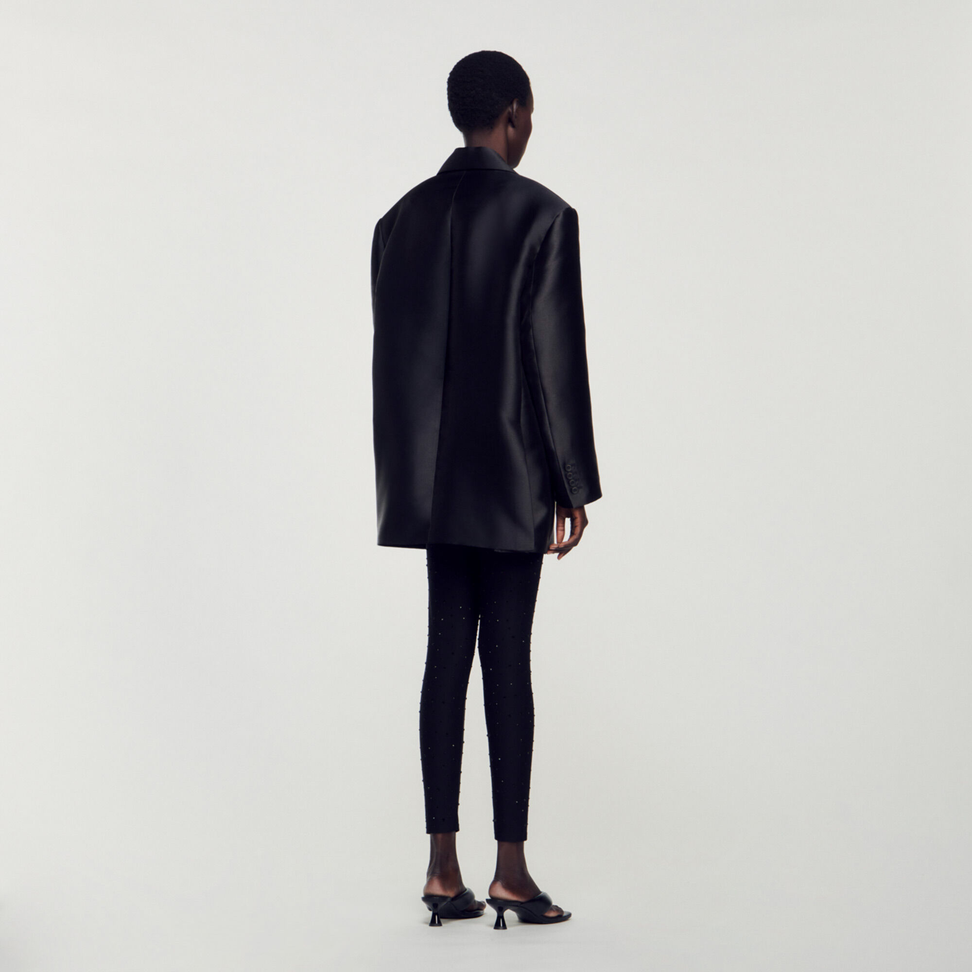 Sandro black blazer 2025