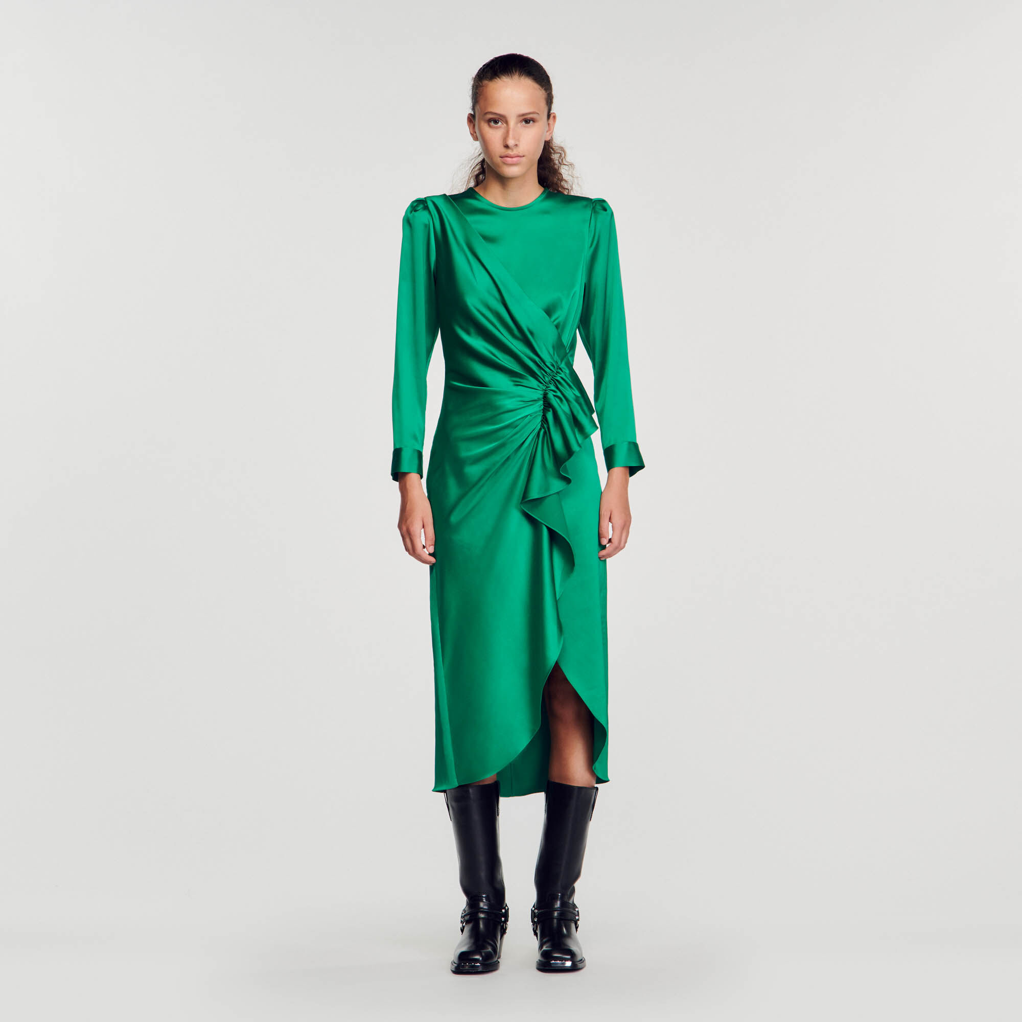 Sandro 2025 dress green