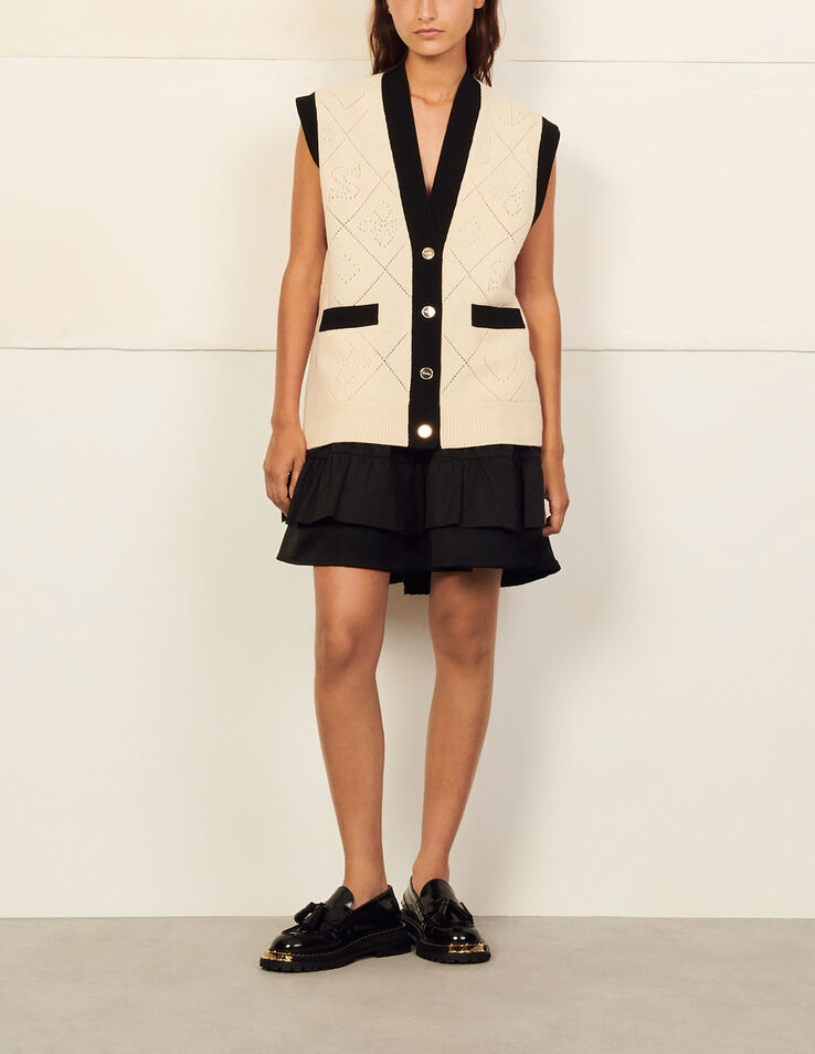 Sandro Oversized sleeveless coatigan Select a size and. 1 Sandro Oversized sleeveless coatigan Select a size and. 1