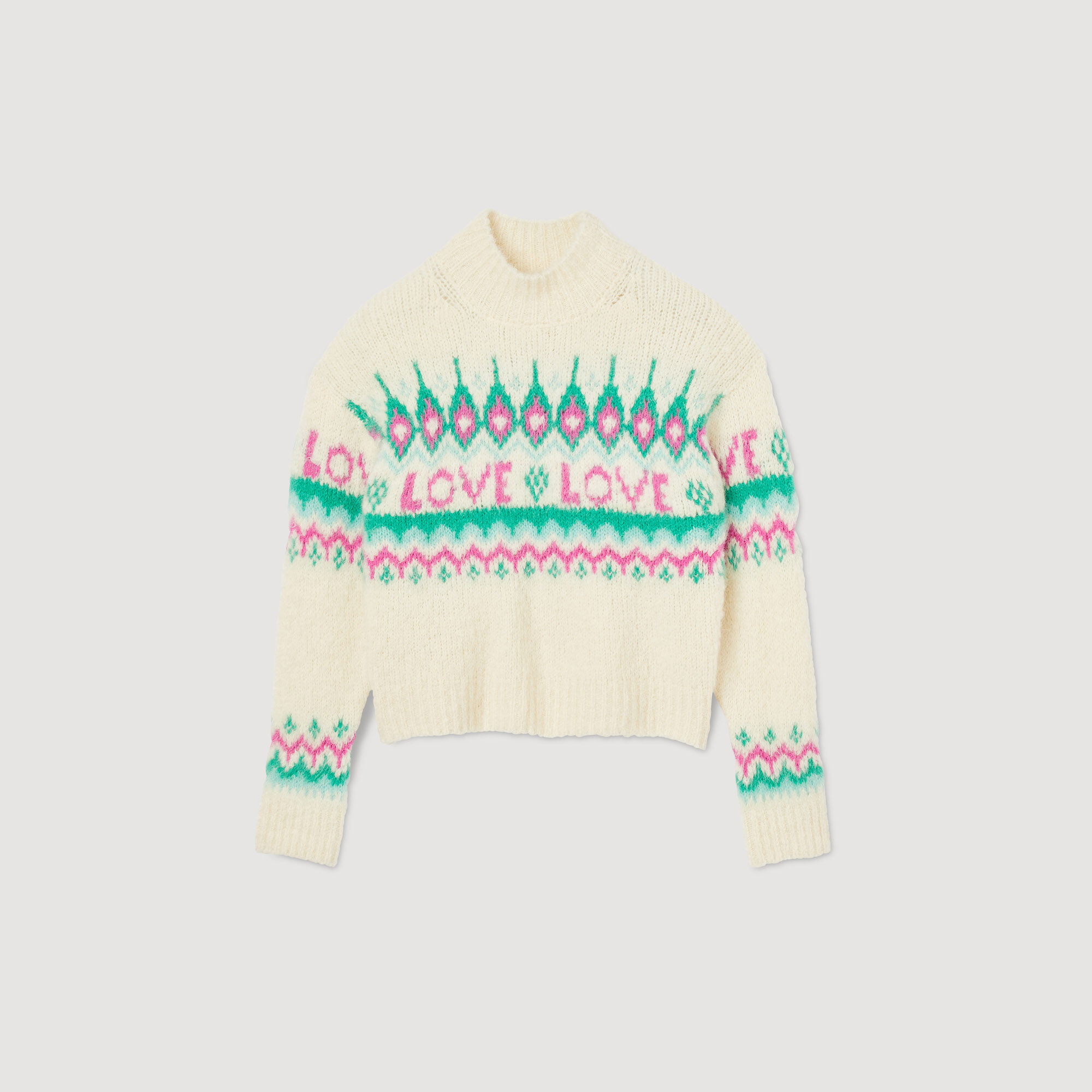 LOVE knit sweater
