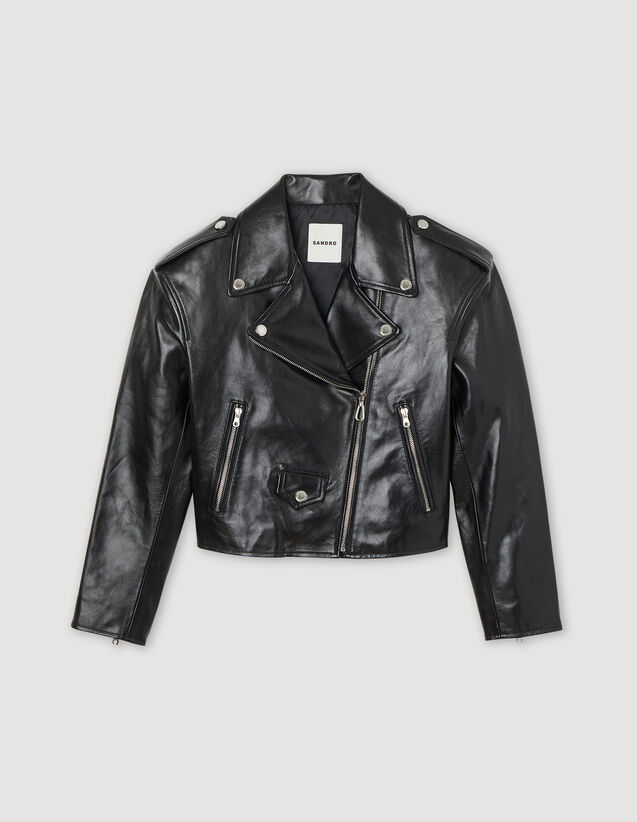 Sandro Leather jacket Login to add to Wish list. 2