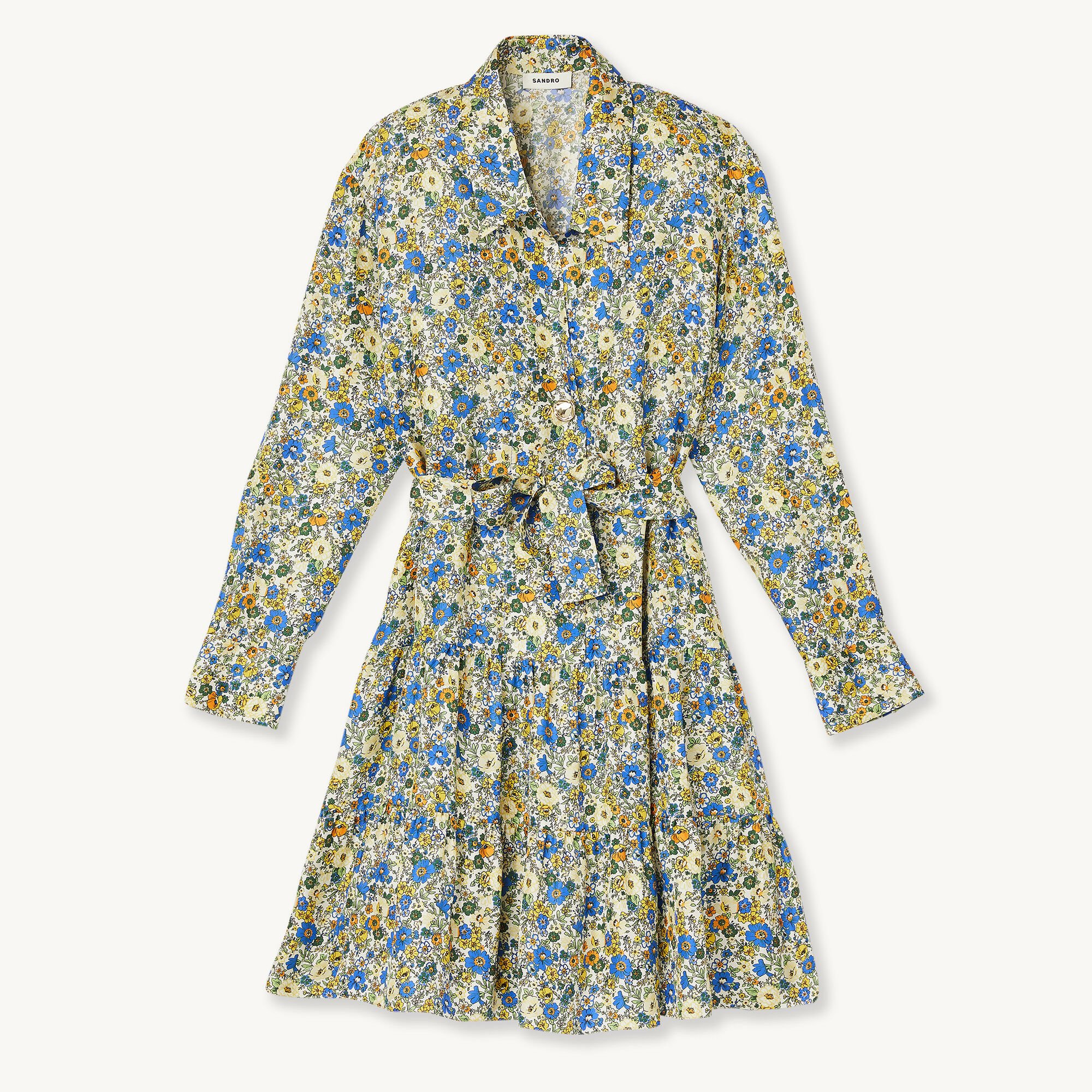 Short dress with Blossom print