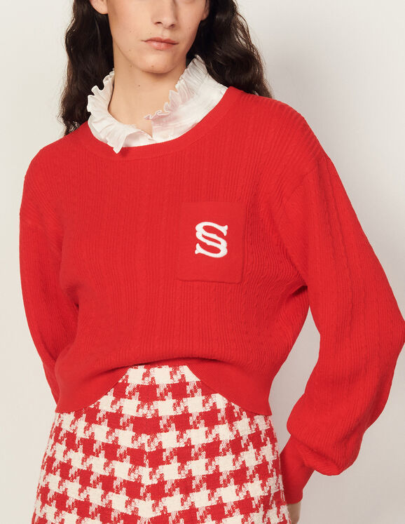 Sandro Cropped sweater