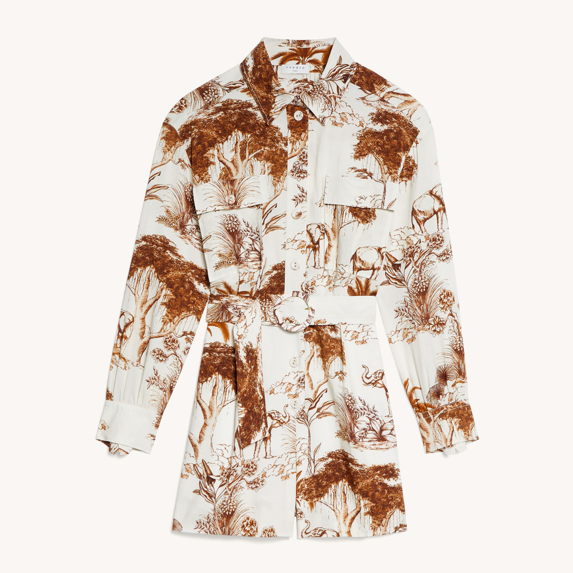 Safari style playsuit clearance