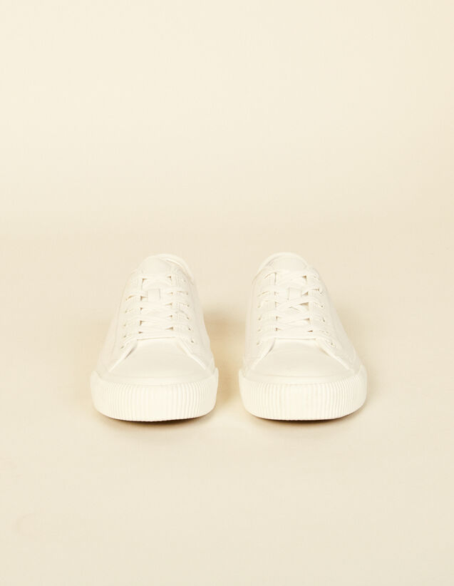 Sandro Low-top leather sneakers. 2