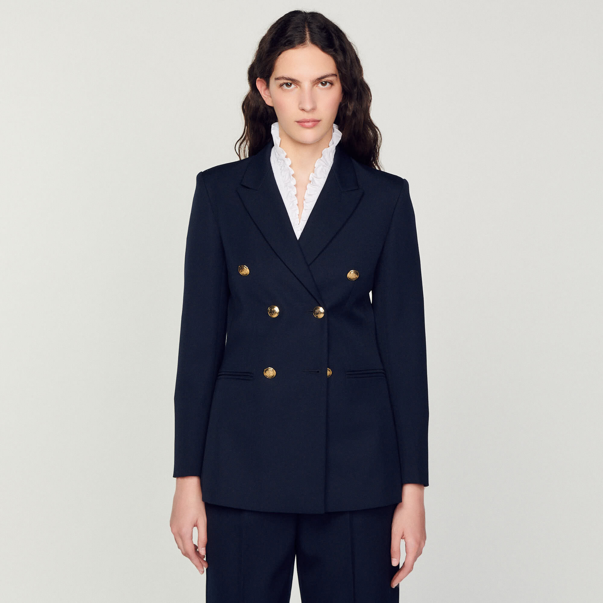 Sandro double breasted coat Clearance