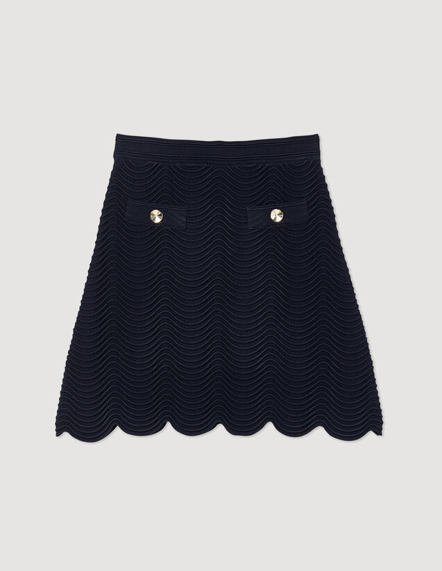 Sandro Short knitted skirt. 2