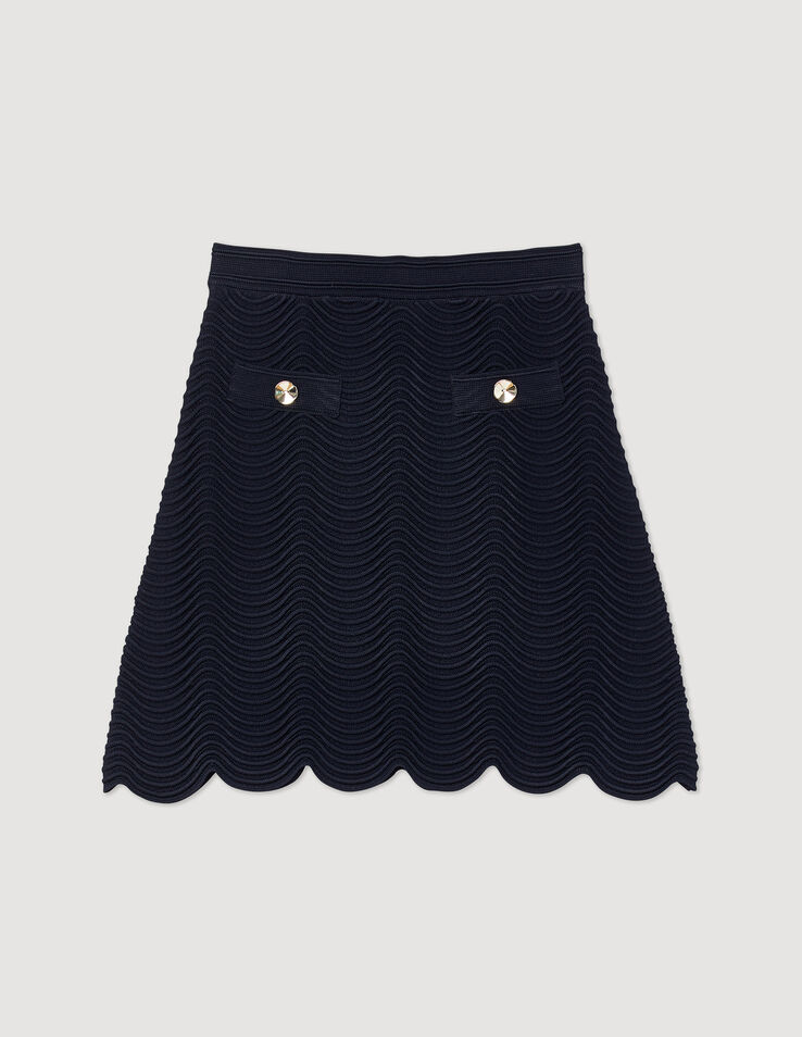 Sandro Short knitted skirt. 1