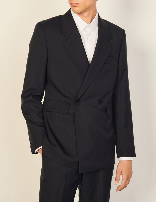 Double-breasted suit jacket - Suits & Blazers | Sandro Paris