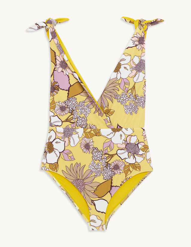 Sandro One-piece printed swimsuit. 1