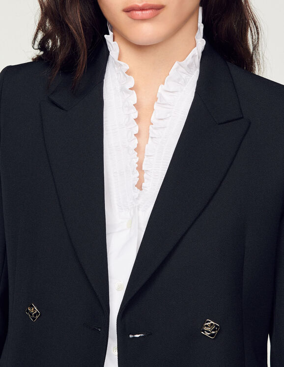 Malory Double-breasted blazer - Jackets & Blazers | Sandro Paris