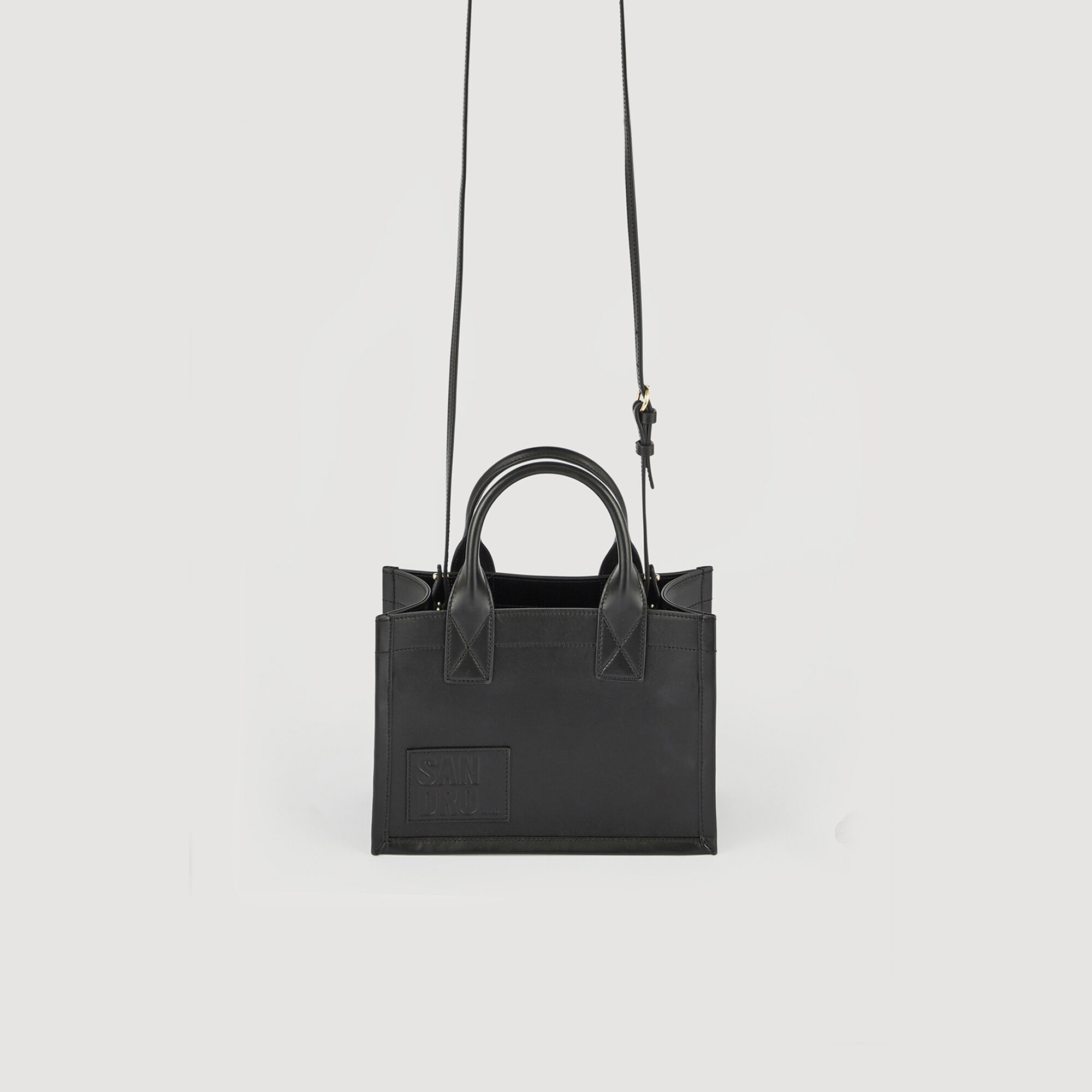 Kasbah Small Kasbah tote in smooth leather - Mini Bags | Sandro Paris