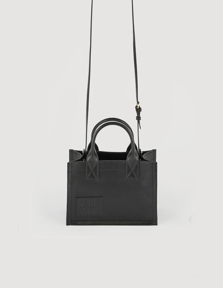 Sandro Small Kasbah tote in smooth leather. 2