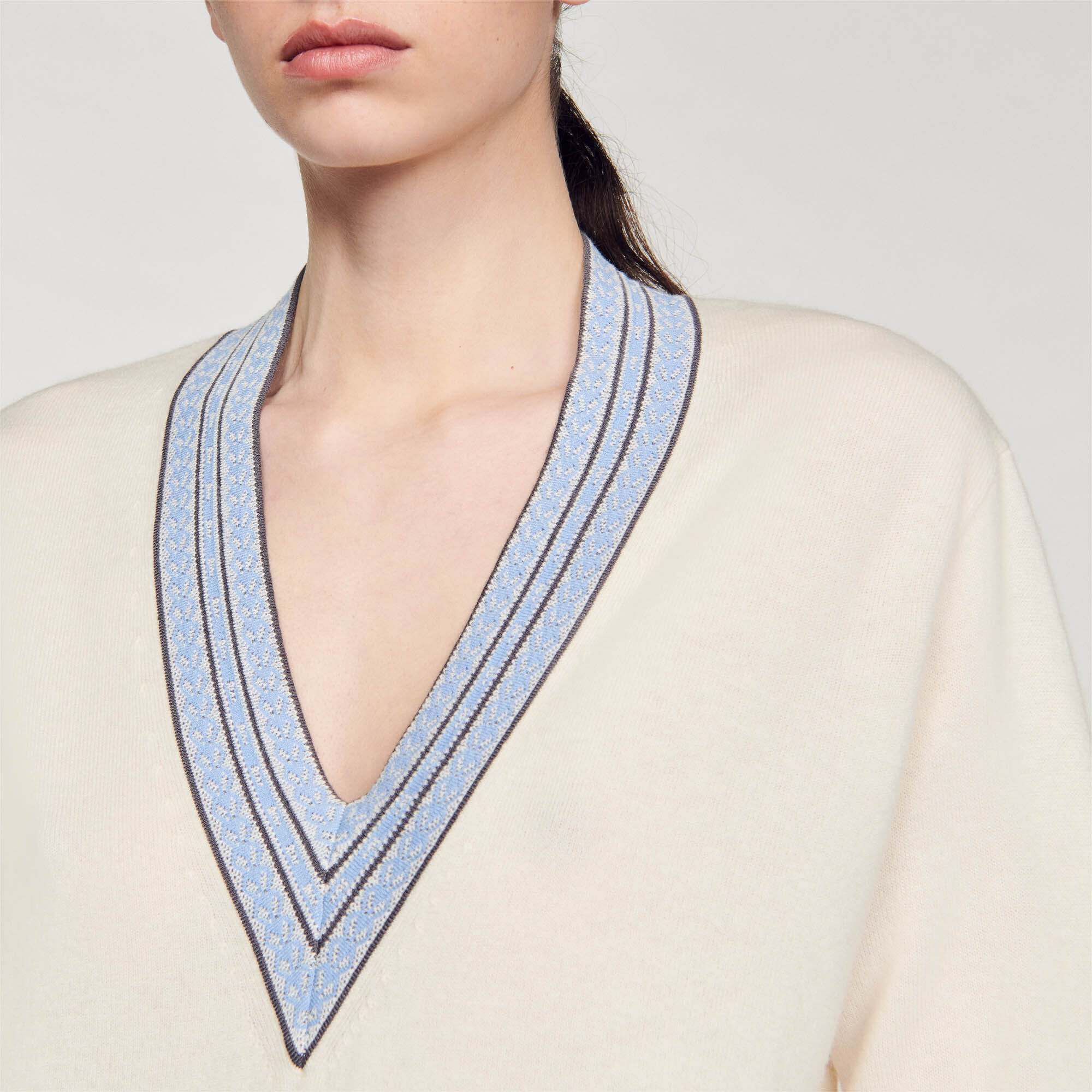 Adiel Wool and cashmere jumper Sweaters Cardigans Sandro Paris