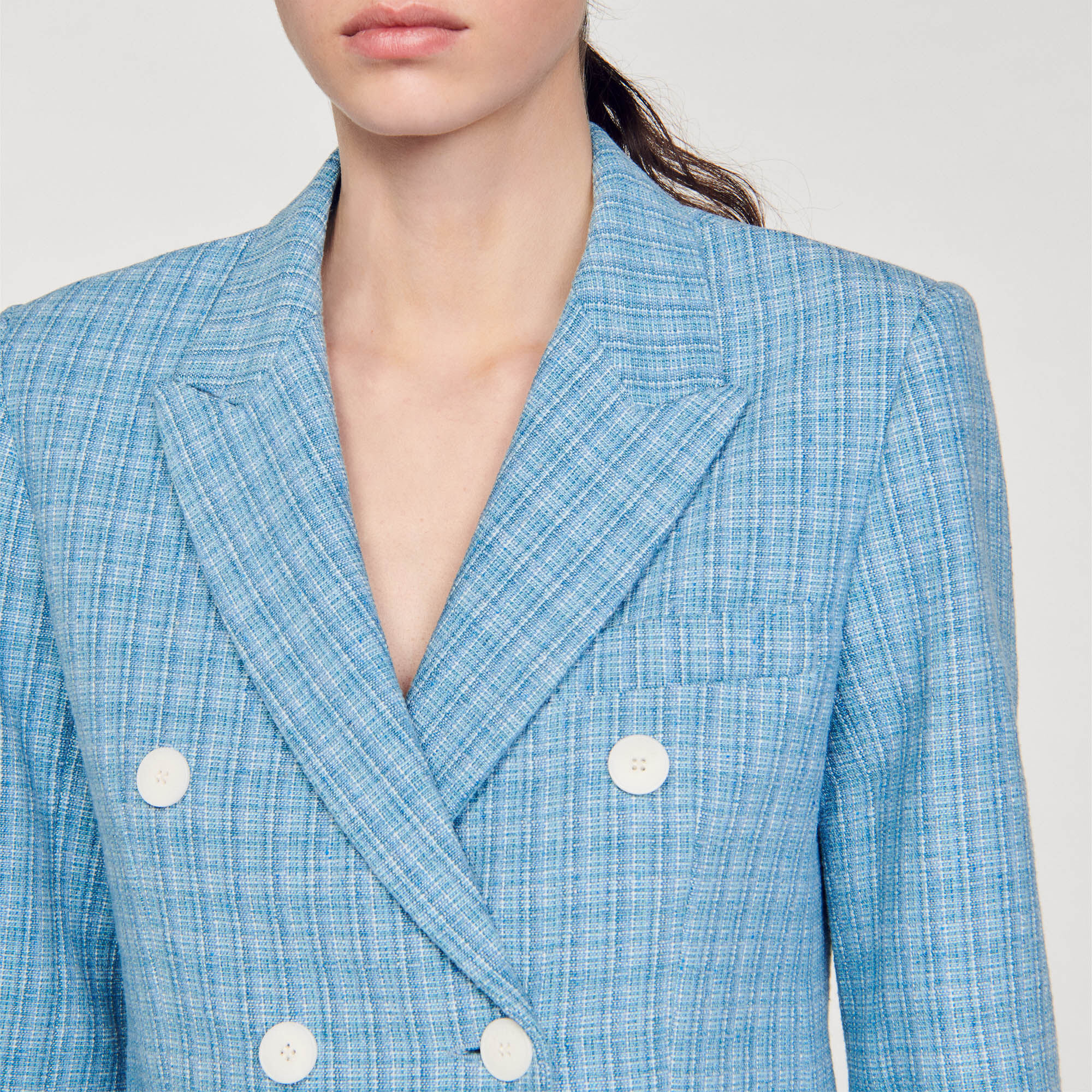 Sandro hot sale blue blazer