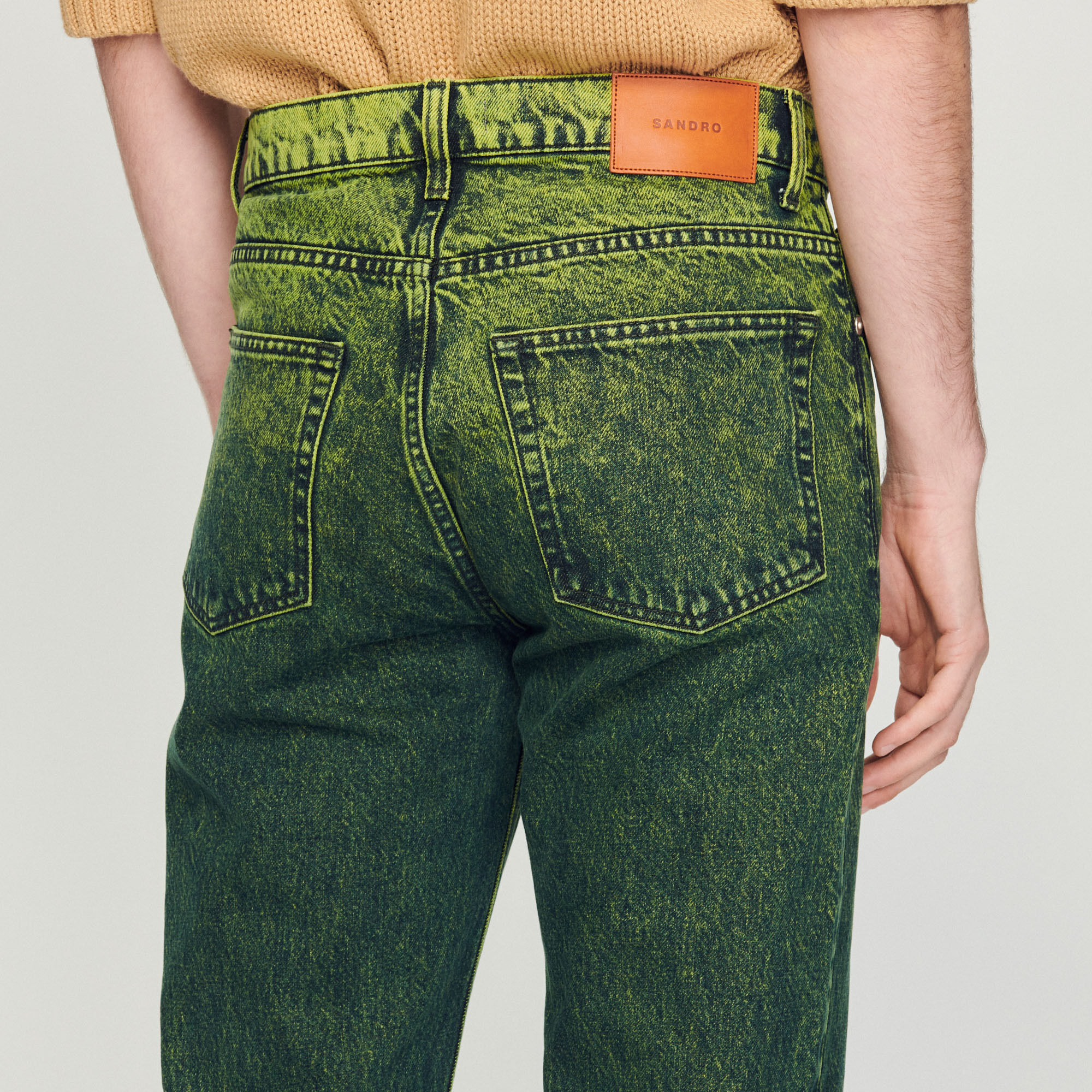Jean vert discount