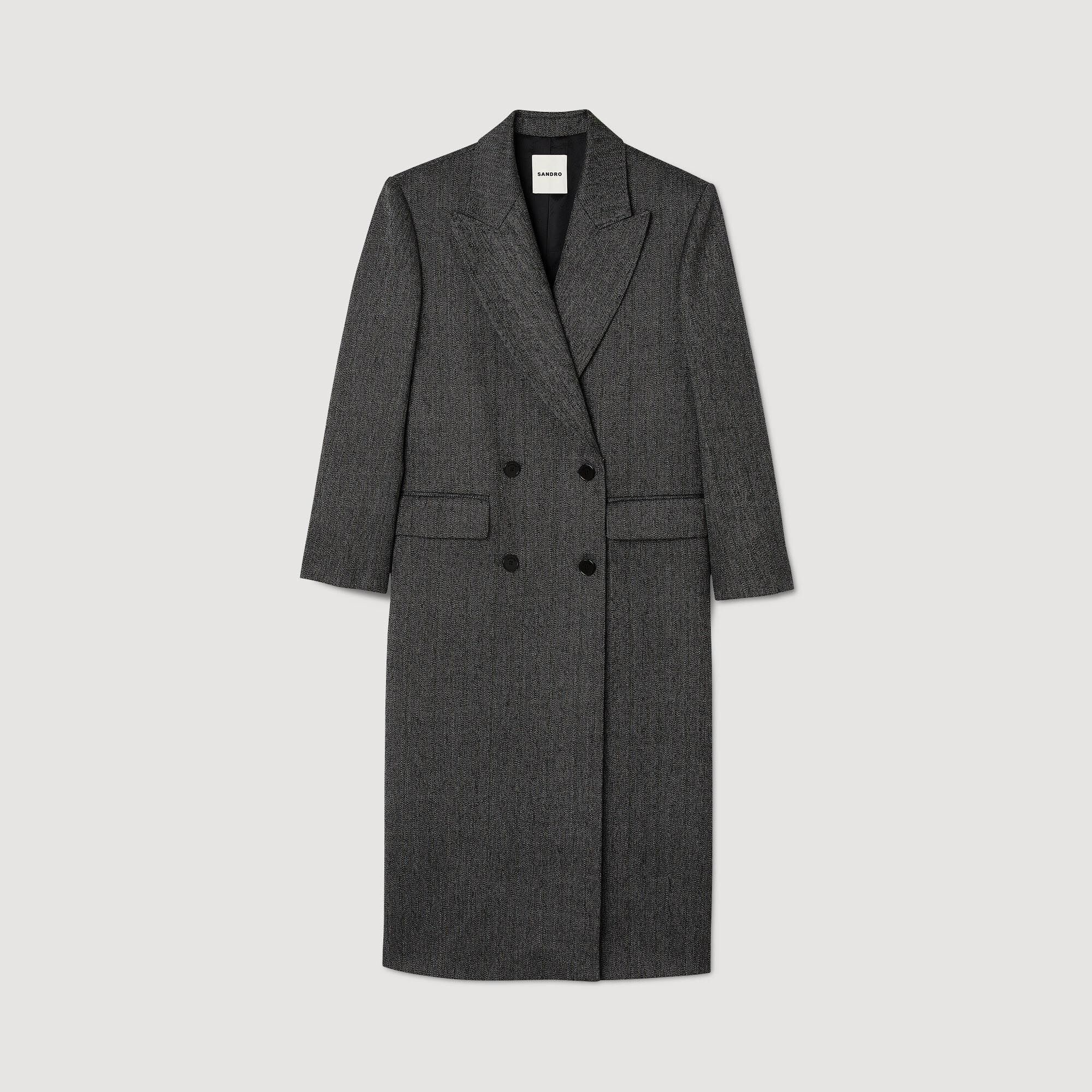 Sandro hotsell pink coat