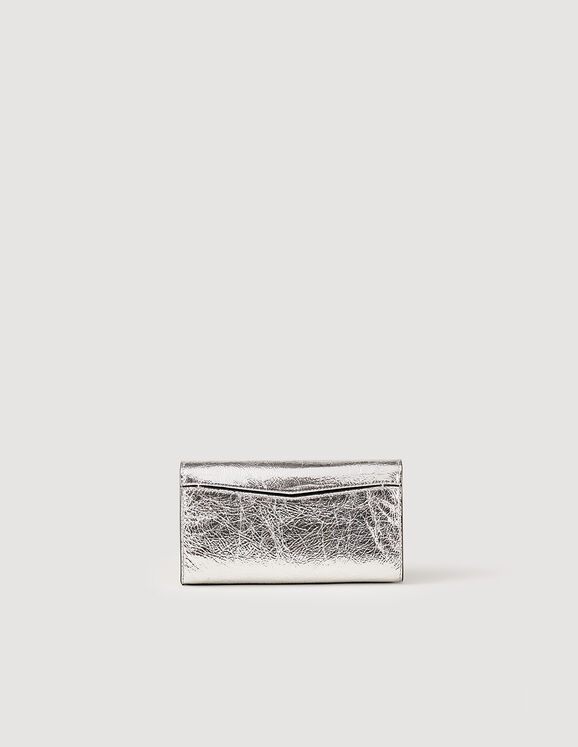 Silver Yza Pocket clutch bag - Crossbody Bags