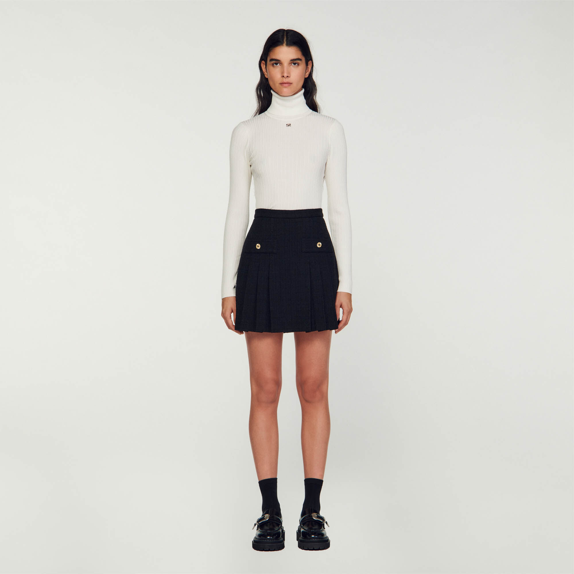 Sandro jupe plissee on sale