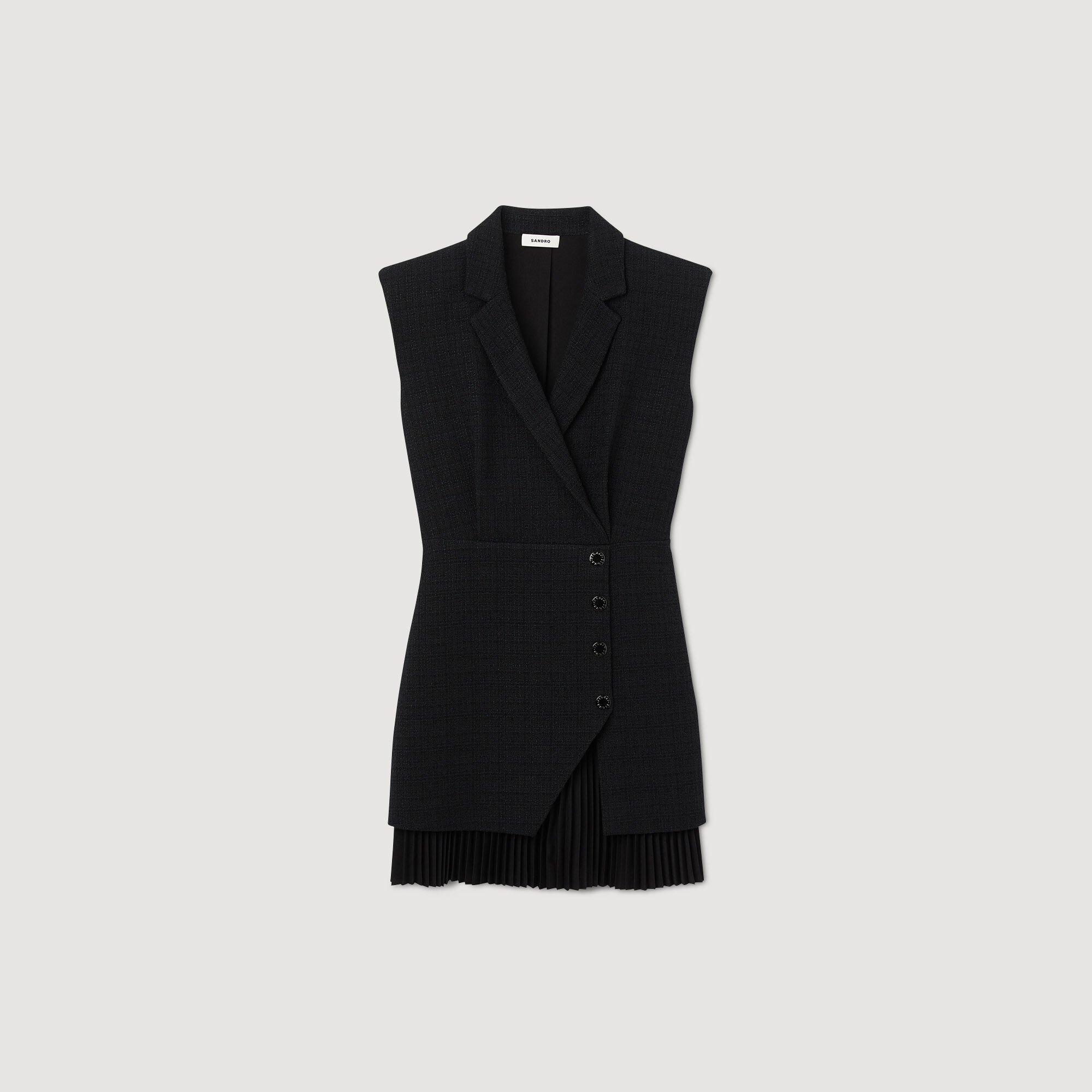 Sandro store robe tweed