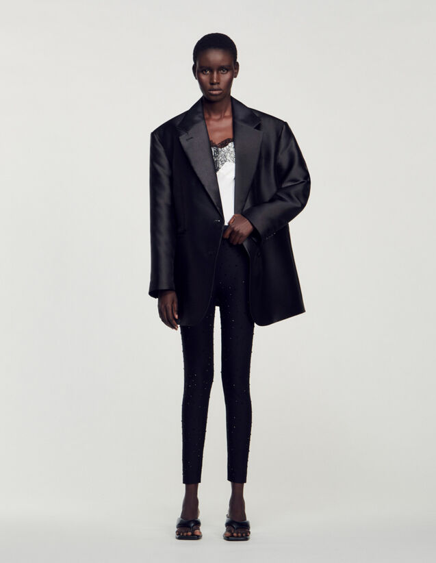 Oversized blazer Black US_Womens