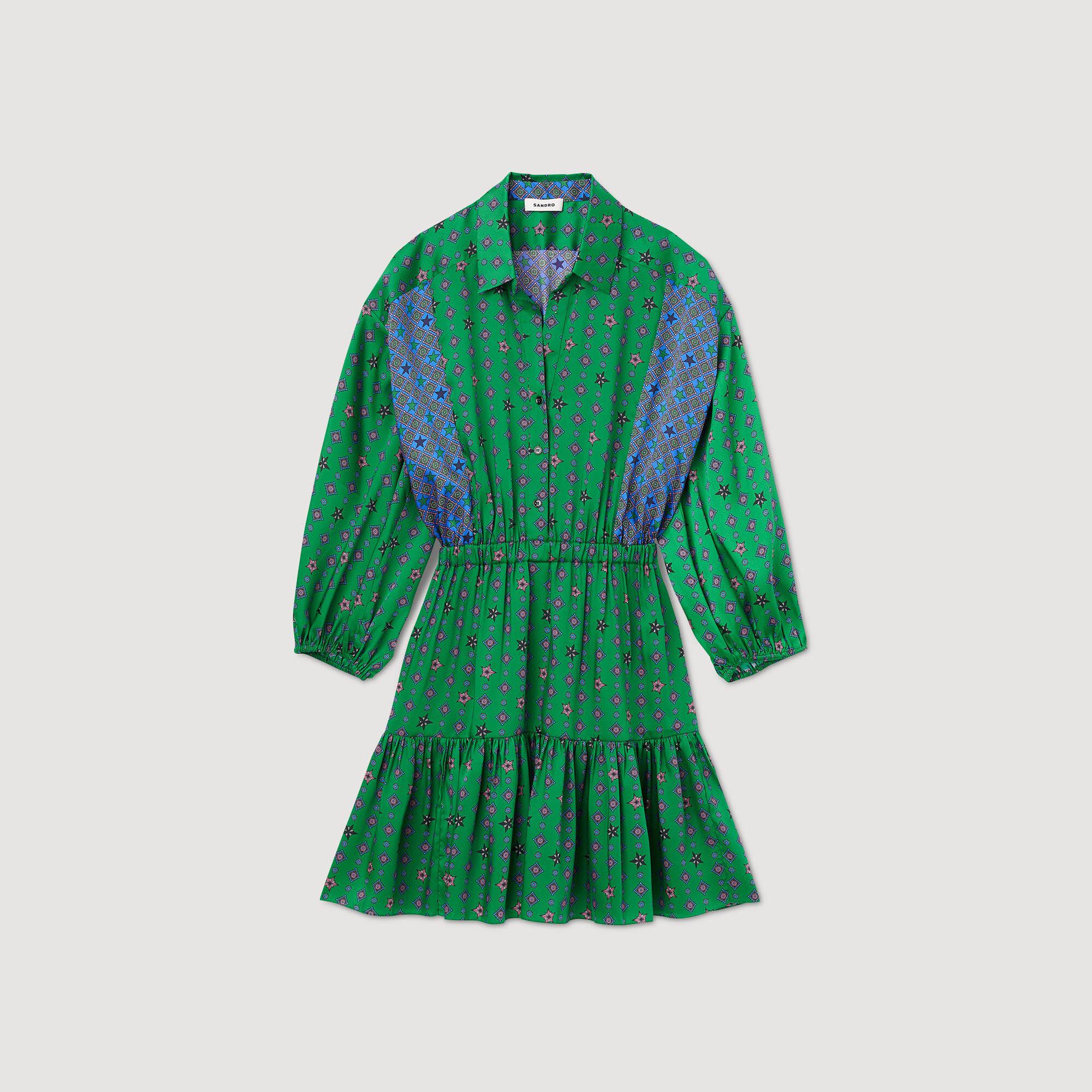 Sandro paris green dress online