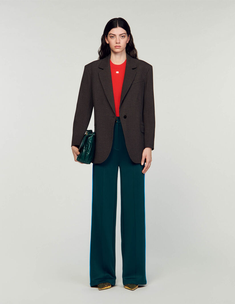 Sandro Suit jacket with small checks