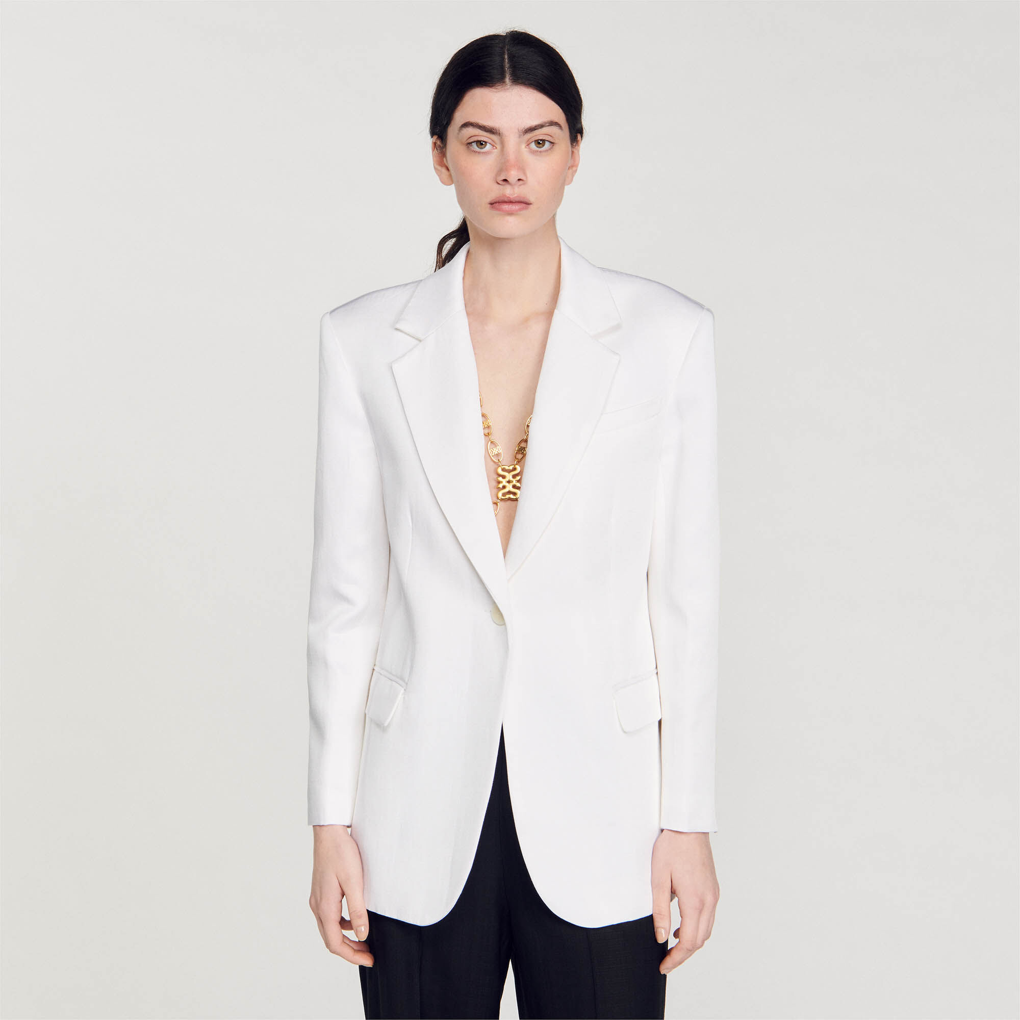 Alicia Tailored jacket - Jackets & Blazers | Sandro Paris
