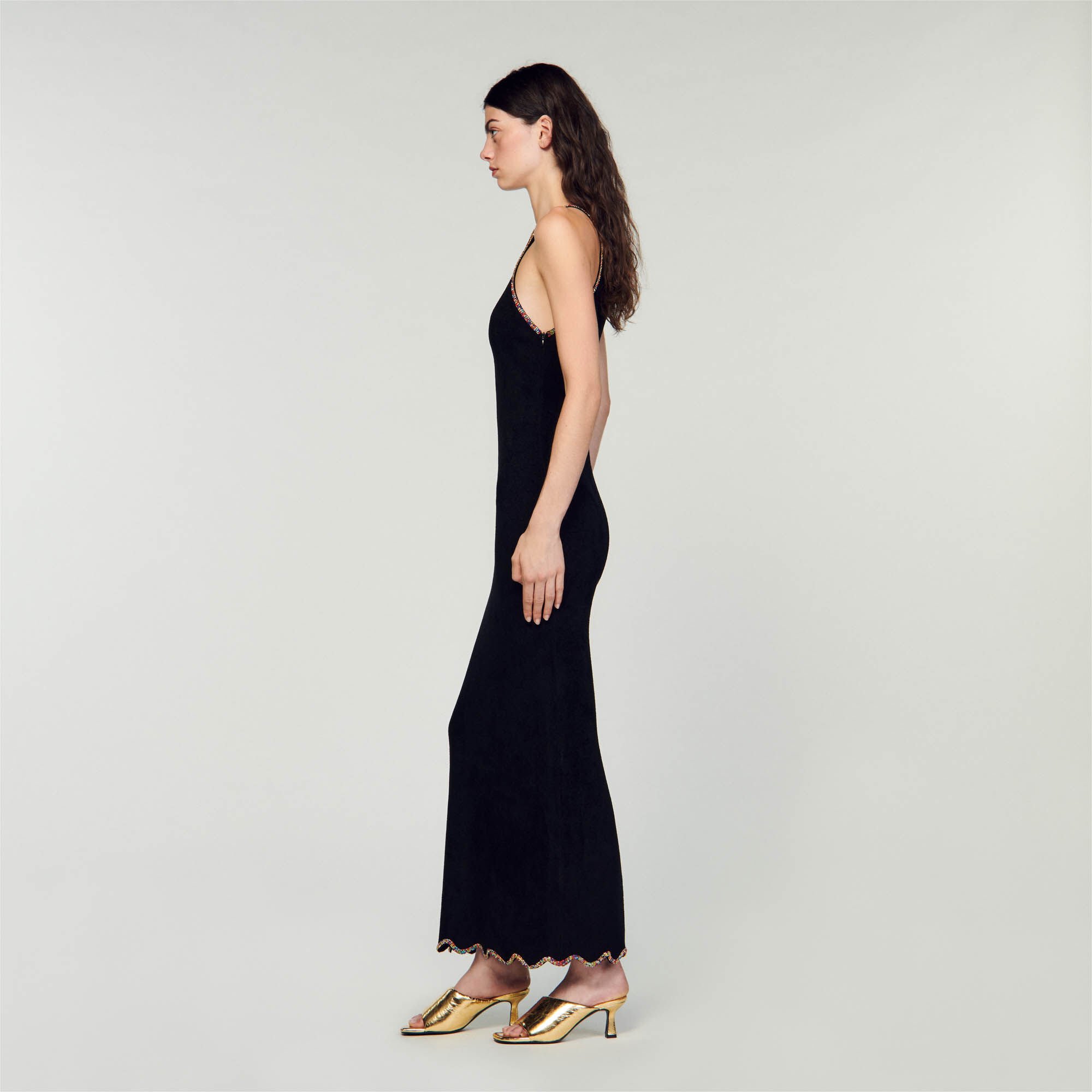 Sandro slip cheap dress