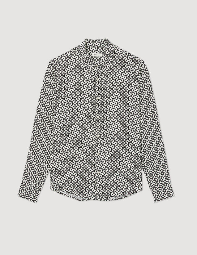 Sandro Printed flowing shirt Login to add to Wish list. 2
