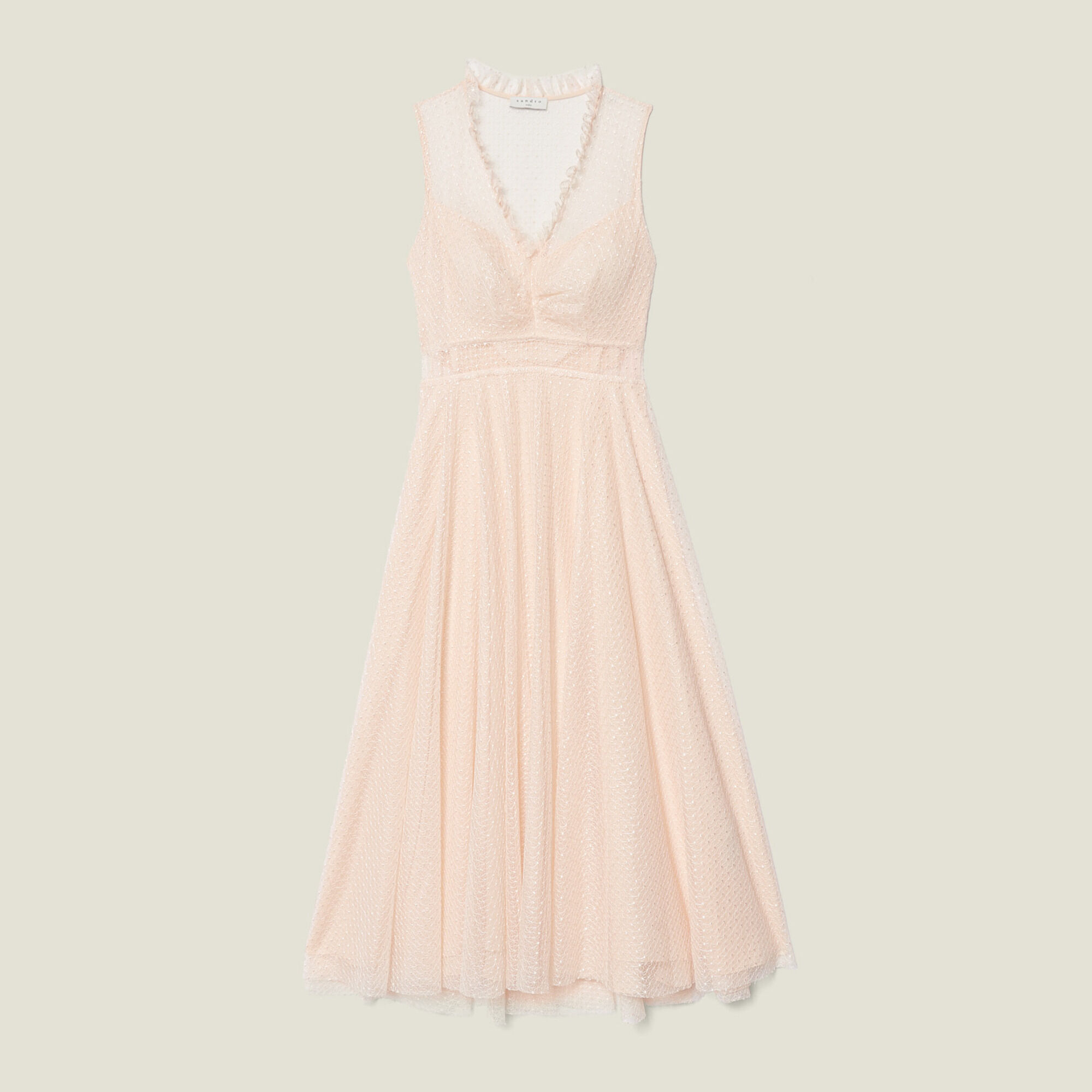 sandro pink dress