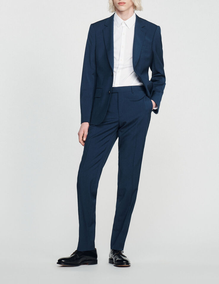 Sandro Stretch wool suit trousers. 1