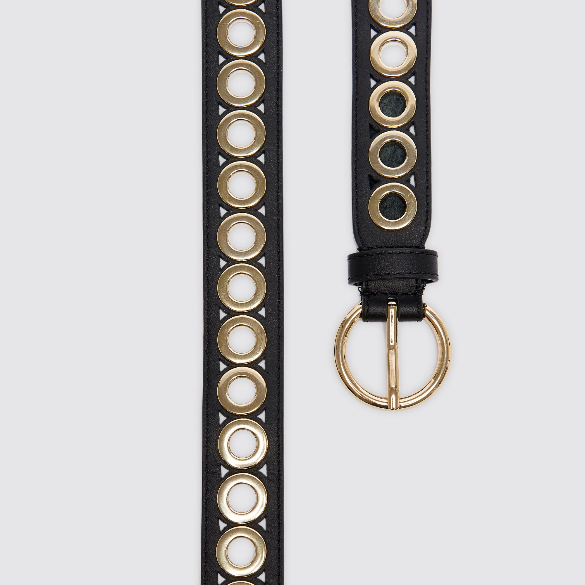 eyelet buckle belt